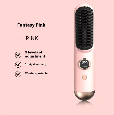 Mini Wireless Hair Straightener