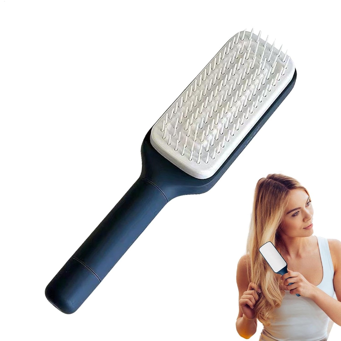 4 In 1 Self Cleaning Hair Brush