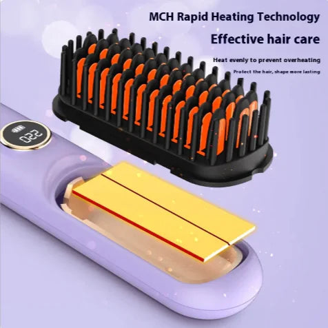 Mini Wireless Hair Straightener